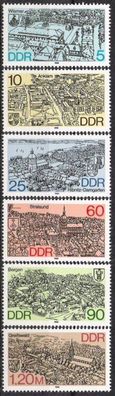 DDR Nr.3161/66 * * Stadtansichten 1988, postfrisch