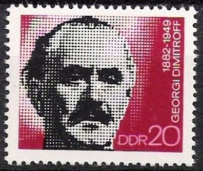 DDR Nr.1784 * * Georgi Dimitrow 1972, postfrisch