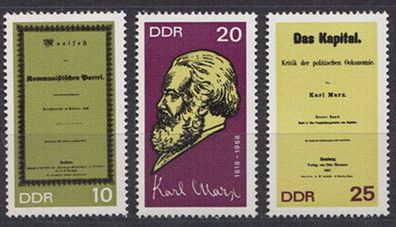 DDR Nr.1365/67 * * Karl Marx 1968, postfrisch