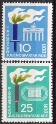 DDR Nr.1375/76 * * Spartakiade 1968, postfrisch