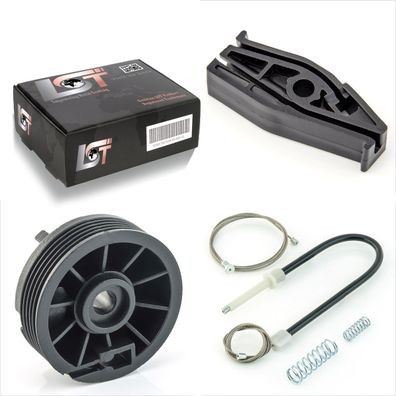 Fensterheber Reparatursatz Set hinten rechts für Peugeot 206 CC CABRIO 2D