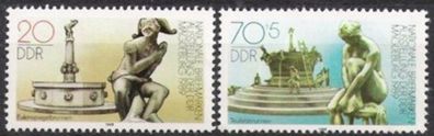 DDR Nr.3265/66 * * Briefmarkenausstellung 1989, postfrisch