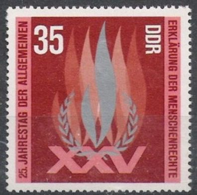 DDR Nr.1898 * * Erklärung der Menschenrechte 1973, postfrisch