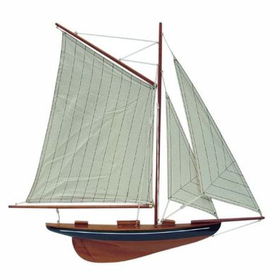 Halbmodell eine Historisch Segelyacht, J- Klasse Yacht, Gaffel Yacht