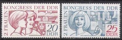 DDR Nr.1474/75 * * Frauenkongreß 1969, postfrisch