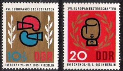 DDR Nr.1100/01 * * EM im Boxen 1965, postfrisch