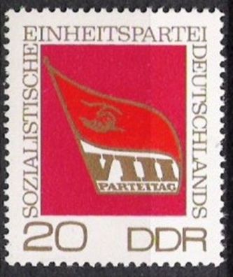 DDR Nr.1679 * * 8. Parteitag der SED 1971, postfrisch