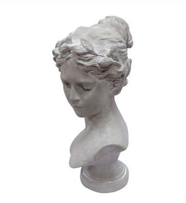 Aphrodite Büste, Antiken Frauenbüste, Skulptur in Sandstein Optik 29 cm