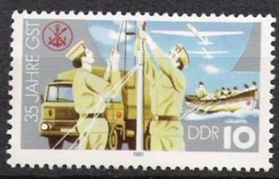 DDR Nr.3117 * * 35 Jahre GST 1987, postfrisch