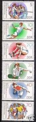 DDR Nr.3111/16 * * Turn und Sportfest 1987, postfrisch