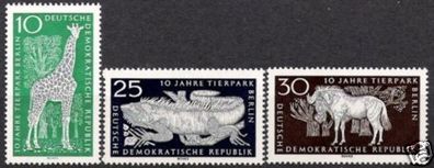 DDR Nr.1093/95 * * Tierpark Berlin 1965, postfrisch