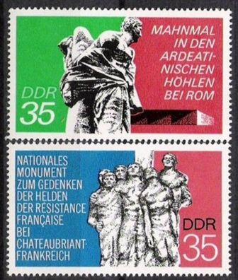 DDR Nr.1981/82 * * Gedenkstätten 1974, postfrisch