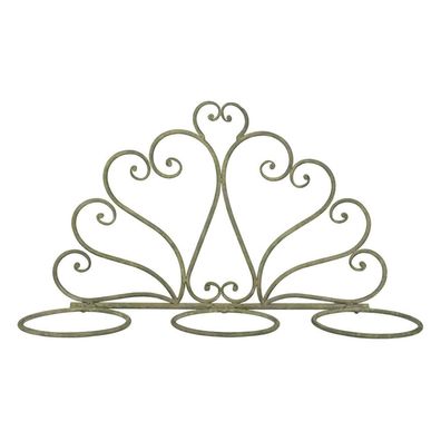 Blumentopf Wandhalter, Wandhänger, Antiker Blumentopfhänger für Drei Töpfe