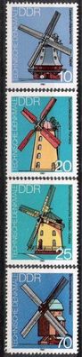 DDR Nr.2657/60 * * Windmühlen 1981, postfrisch