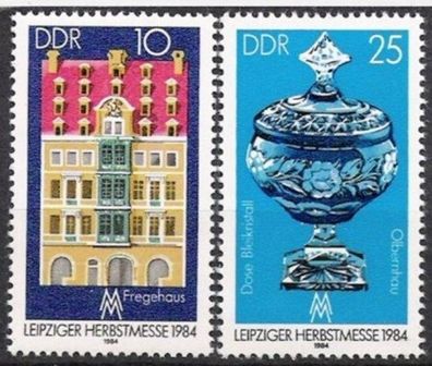 DDR Nr.2891/92 * * Herbstmesse 1984, postfrisch