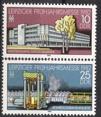 DDR Nr.2683/84 * * Frühjahrsmesse 1982, postfrisch