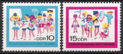 DDR Nr.1432/33 * * 20 Jahre Pioniere 1968, postfrisch