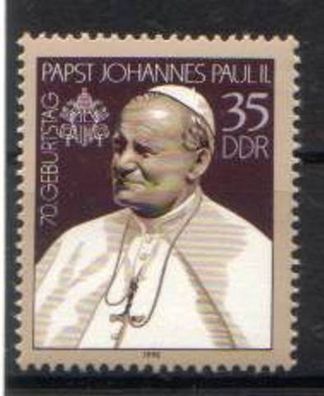 DDR Nr.3337 * * Johannes Paul II 1990, postfrisch