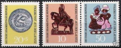 DDR Nr.1521/23 ZD * * Volkskunst Lausitz 1969, postfrisch