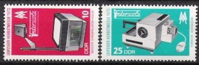 DDR Nr.1782/83 * * Herbstmesse 1972, postfrisch