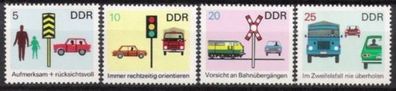 DDR Nr.1444/47 * * Straßenverkehr (II) 1969, postfrisch