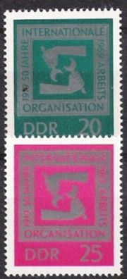 DDR Nr.1517/18 * * 50 Jahre IAO 1969, postfrisch