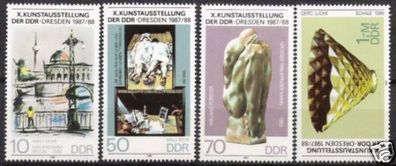 DDR Nr.3124/27 * * Kunstausstellung 1987, postfrisch