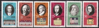 DDR Nr.1856/61 * * Weimar, Gedenkstätten 1973, postfrisch