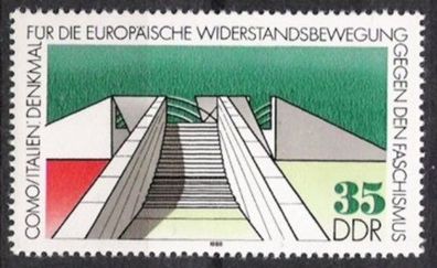 DDR Nr.3196 * * Gedenkstätten 1988, postfrisch