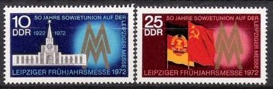 DDR Nr.1743/44 * * Frühjahrsmesse 1972, postfrisch