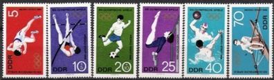 DDR Nr.1404/09 * * Olympiade 1968, postfrisch