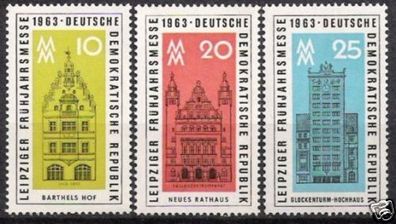 DDR Nr.947/49 * * Frühjahrsmesse 1963, postfrisch