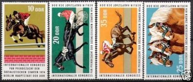 DDR Nr.1969/72 * * Pferdezucht Kongreß 1974, postfrisch