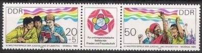 DDR Nr.2959/60 ZD * * Weltfestspiele 1985, postfrisch