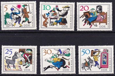 DDR Nr.1236/41 * * Märchen (I) Tischlein deck dich 1966, postfrisch