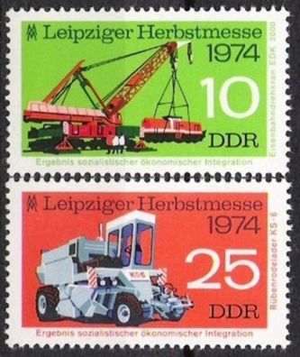 DDR Nr.1973/74 * * Herbstmesse 1974, postfrisch