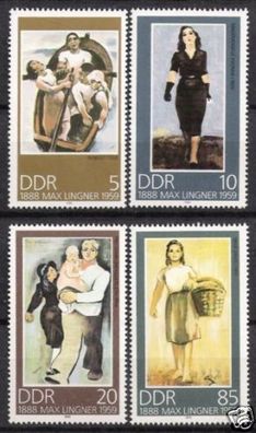 DDR Nr.3209/12 * * Max Lingner 1988, postfrisch