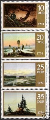 DDR Nr.1958/61 * * Caspar David Friedrich 1974, postfrisch