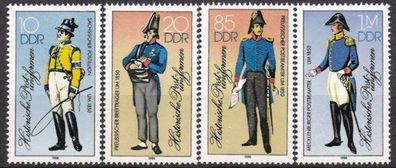 DDR Nr.2997/00 I * * Historische Postuniformen 1986, postfrisch