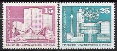 DDR Nr.1853/54 * * Aufbau in der DDR 1973, postfrisch