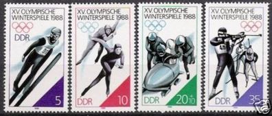 DDR Nr.3140/43 * * Winterolympiade 1988, postfrisch