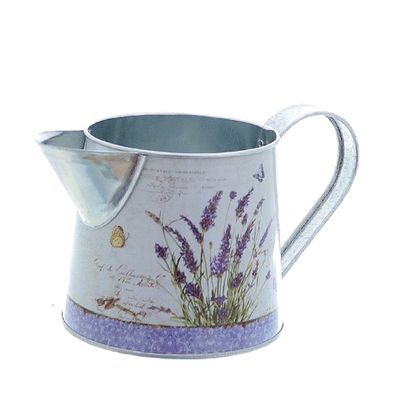 Pflanzenkanne Lavendel, Garten Kanne, Pflanztopf, Blumentopf, Schnabelkanne