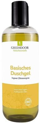 Greendoor Basisches Duschgel 500ml Ingwer Zitronengras, Naturkosmetik, ohne Sulfate