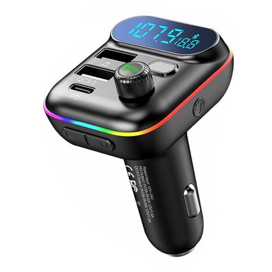 KFZ Bluetooth FM-Transmitter, Radio, MP3-Player, USB-Ladegerät 2.4A