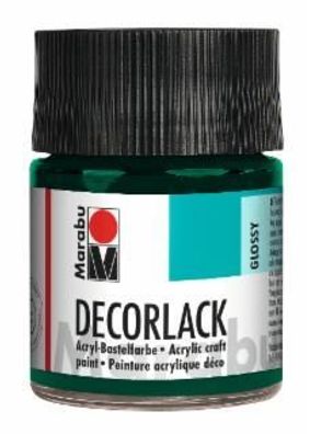 Marabu 1130 05 075 Decorlack Acryl, Tannengrün 075, 50 ml