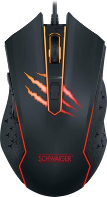 Schwaiger -GM3000- Gaming Maus | RGB Beleuchtung | Computer Maus