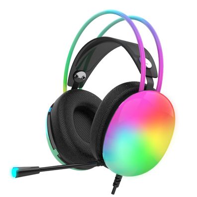 Inca Kopfhörer mit Mikrofon Gaming Headset Empousa 7.1 Virtual Surround RGB