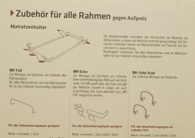 Matratzenhalter Lattoflex 200 300 300 xl 900 ab 03.2013 Beschreibung lesen