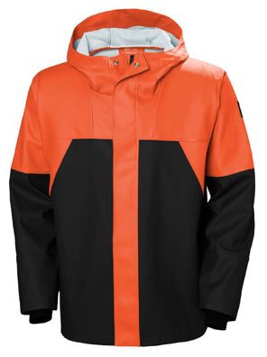 Helly Hansen Regenjacke 70283 Storm Fishing Rain Jacket 299 Dark Orange/Black