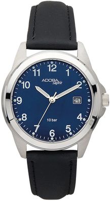 Adora Saphir Herrenuhr Ø 38mm Edelstahl Armbanduhr Analog Quarz AS4275